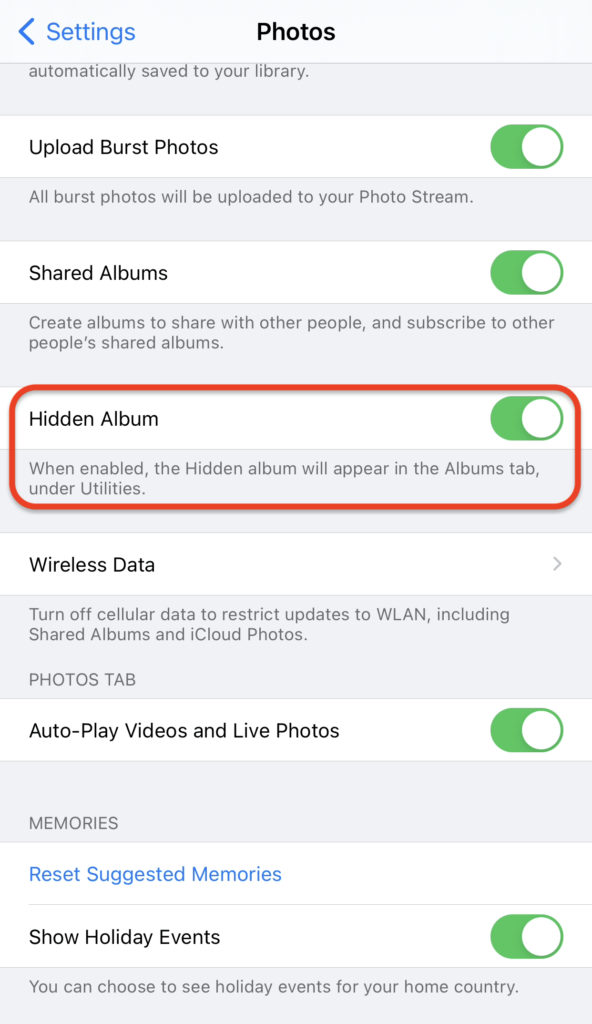iOS 14 New Feature - Hide Hidden Album in Photos