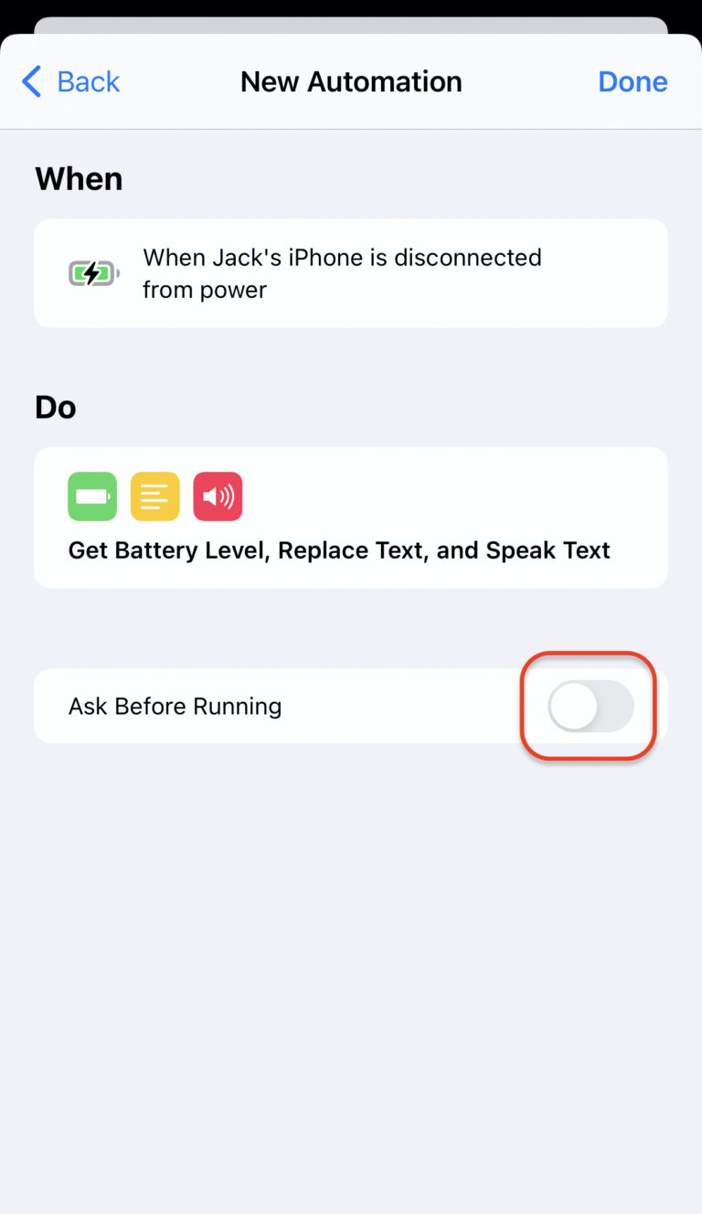 iphone shortcuts automation