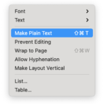 Read more about the article Use macOS TextEdit App to Remove Text Formatting