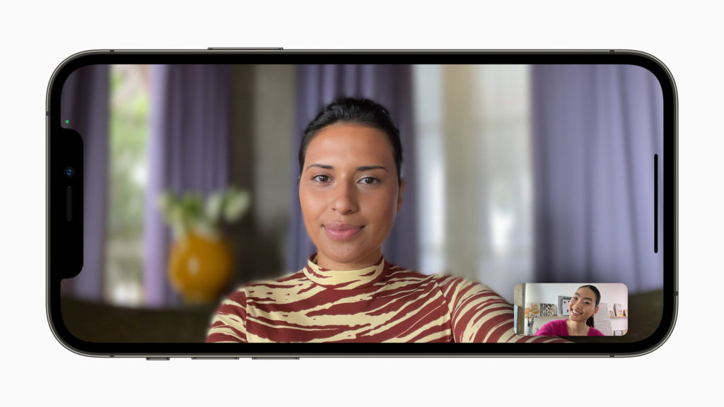 Portrait Mode, one of the iOS 15 FaceTime new features