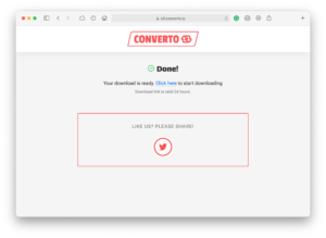 Converto - Ready to Download