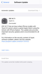 iOS 14.7.1