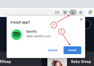 Installing the Spotify Chrome App