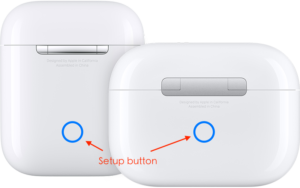 AirPods and AirPods Pro Setup Button
